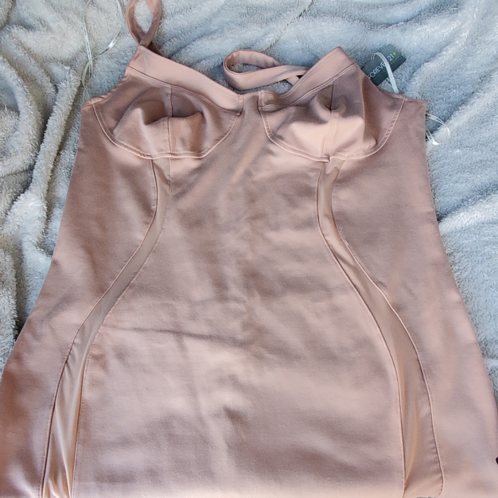 Bodycon dress blush color